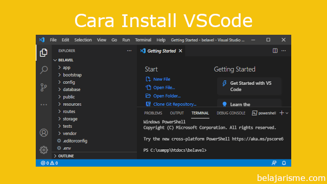 Visual Studio Code dan Cara Install nya